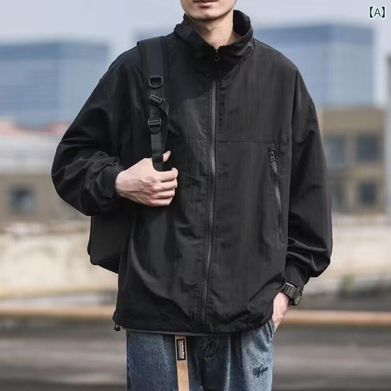 ジャケット ファッション ゆったり 防風 防水 トップス 春秋 アウトドア アサルト ジャケット ワークウェア コーチ パイロット ジャケット メンズ主流: なし/登録商標なし服装：スリムフィット※※市場投入時期です。削除してください。→です。削除してください。→: 2024年秋防水透湿指数：3000mm衣料技術：鉄フリー処理ファブリックテクノロジー: その他対象：男性タグ価格: タグ*未定ライナータイプ：コットンライナー価格帯：100～300元適用季節：春と秋主な機能: 耐摩耗長さ：レギュラーサイズ: M.L.XL.2XL色の分類：黒.灰緑