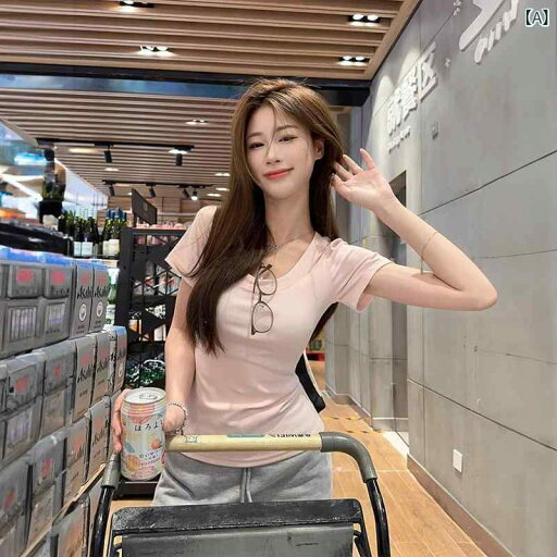 レディース チュニック シャツ 半袖 レディース チュニック シャツ 半袖 グレー アメリカン 半袖 Tシャツ レディース 2025夏 アメリカン カジュアル ラウンドネック 万能 ウエスト ショルダー トップ レディース チュニック シャツ 半袖 レディース チュニック シャツ 半袖 グレー アメリカン 半袖 Tシャツ レディース 2025夏 アメリカン カジュアル ラウンドネック 万能 ウエスト ショルダー トップ