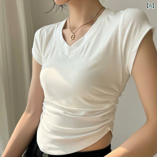 レディース チュニック シャツ 半袖 レディース チュニック シャツ 半袖 Pure Desire Hot Girl Vネック ショルダー 半袖 Tシャツ レディース ショルダー サマー ウエスト スリム ショート トップ レディース チュニック シャツ 半袖 レディース チュニック シャツ 半袖 Pure Desire Hot Girl Vネック ショルダー 半袖 Tシャツ レディース ショルダー サマー ウエスト スリム ショート トップ