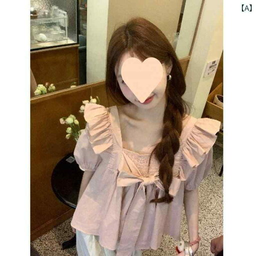 レディース チュニック シャツ 半袖 レディース チュニック シャツ 半袖 フランスの 方 襟の 小さい 飛 袖の ハスの 葉の 縁の シャツ 夏の 婦人服の 2025 新型の 杏 色の スカートの 人形の 上着 レディース チュニック シャツ 半袖 レディース チュニック シャツ 半袖 フランスの 方 襟の 小さい 飛 袖の ハスの 葉の 縁の シャツ 夏の 婦人服の 2025 新型の 杏 色の スカートの 人形の 上着
