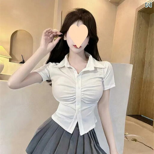 レディース チュニック シャツ 半袖 レディース チュニック シャツ 半袖 なの ホット ガール 白 ショート シャツ スリムフィット プリーツ ウエスト シャツ 半袖 トップ 夏 レディース チュニック シャツ 半袖 レディース チュニック シャツ 半袖 なの ホット ガール 白 ショート シャツ スリムフィット プリーツ ウエスト シャツ 半袖 トップ 夏