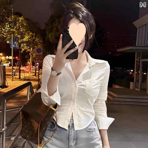 レディース チュニック シャツ 半袖 レディース チュニック シャツ 半袖 ホワイト シフォンシャツ レディース 秋 アウターシャツ スリム ショート フレンチ ピンチ ウエスト トップ レディース チュニック シャツ 半袖 レディース チュニック シャツ 半袖 ホワイト シフォンシャツ レディース 秋 アウターシャツ スリム ショート フレンチ ピンチ ウエスト トップ