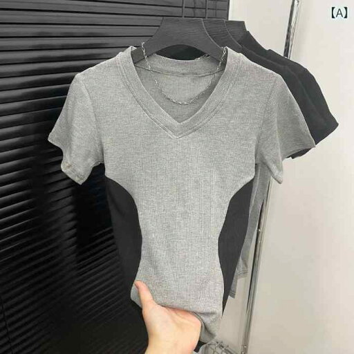 レディース チュニック シャツ 半袖 レディース チュニック シャツ 半袖 女性用 ウエスト スプライシング スレッド Tシャツ Vネック カラー ブロック 半袖 春夏 スリム ローネック レイヤリング シャツ スリム インナートップ レディース チュニック シャツ 半袖 レディース チュニック シャツ 半袖 女性用 ウエスト スプライシング スレッド Tシャツ Vネック カラー ブロック 半袖 春夏 スリム ローネック レイヤリング シャツ スリム インナートップ