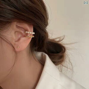 ピアス パール ピアス パール 白 k 金 交 織 縄 結び パールイヤリング ファッションは 洗練 大衆の 高級 感が 耳に あふれて りされている