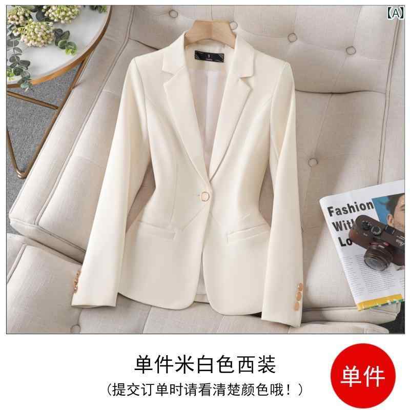 チュニック レディース トップス おしゃれ ファッション ショート ウエスト ジャケット コート 春秋 小柄向け ビジネスウェア アイボリー ホワイト ブラック...