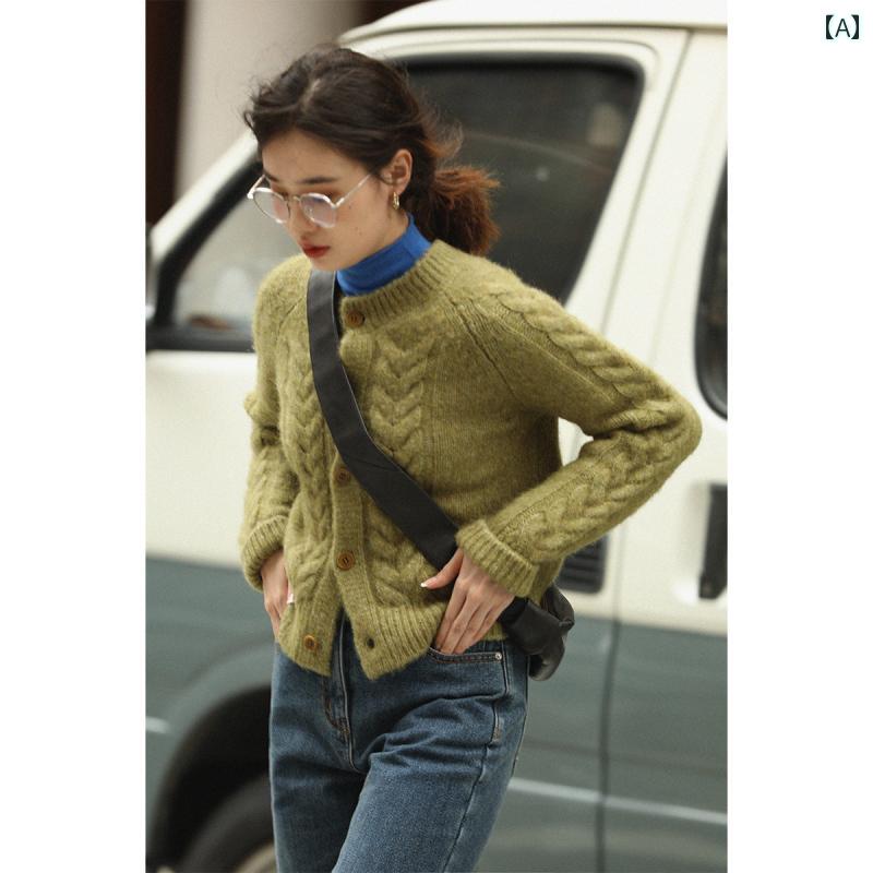 セーター 花柄 刺繍 ファッション トップス ニット 女性 レディース ゆったり スリム 長袖 カジュアル レトロ 韓国