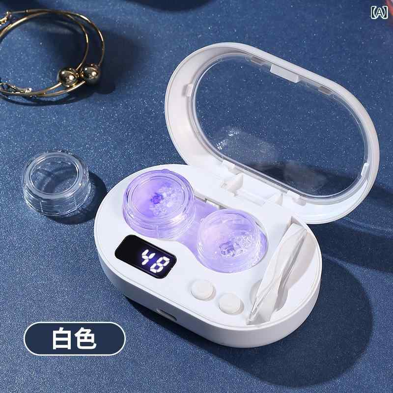 眼鏡拭き 音波 洗浄 滅菌 消毒 家庭用 ジュエリー レンズ アクセサリー ケース 全自動 装置 ポータブル..