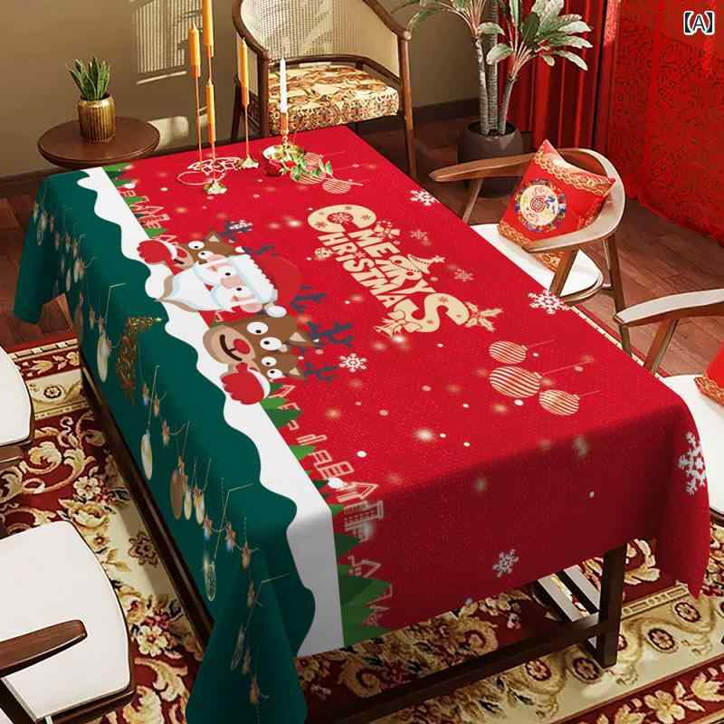 パーティー用 テーブルカバー クロス クリスマス 新年 雰囲気 アメリカン お祭り ホリデー デコレーシ..