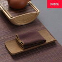 おしぼりトレイ レストラン 皿 ウェットティッシュ シンプル 家庭用 デコレーション 茶道 長方形 竹 ホテル ナチュラル 高級感