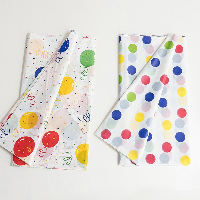 パーティー用 テーブルカバー クロス 誕生日 赤ちゃん 使い捨て 学童 男子 女子 装飾品 カラフル ドット