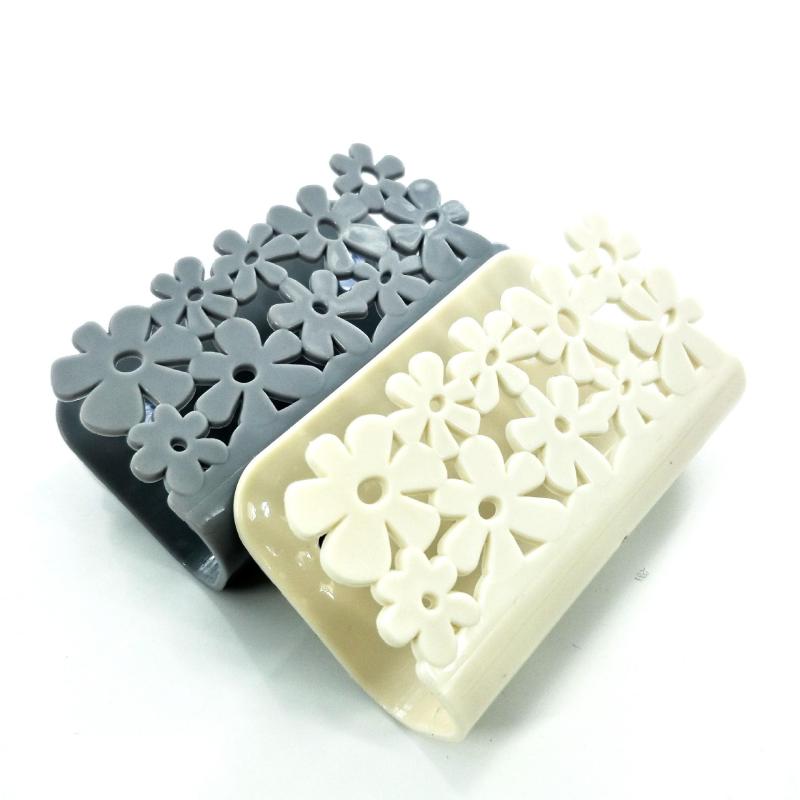 スポンジ ホルダー 台所 キッチン ラック 便利 シンク 排水 収納 アーティファクト 金たわし ブラシ 食器 洗い 壁掛け 穴 ツール アプリコット グレー