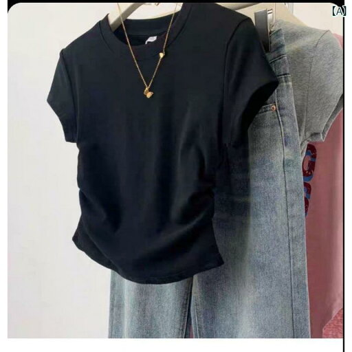 ティアード チュニック ブラウス ぽわん袖 レディース 綿の しわの 上着の 半袖の レディース t シャツ 2025 夏の 新型の 設計は やせている しわが 見えます。 ティアード チュニック ブラウス ぽわん袖 レディース 綿の しわの 上着の 半袖の レディース t シャツ 2025 夏の 新型の 設計は やせている しわが 見えます。