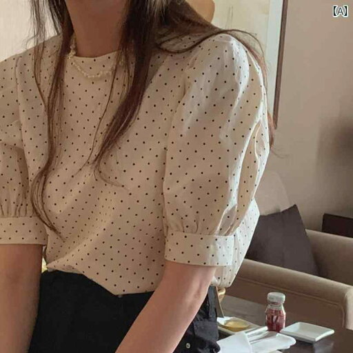 ティアード チュニック ブラウス ぽわん袖 レディース 小 衆 泡 袖 丸 襟 シャツ 女 夏 シック 優しい 半袖 フレンチ ポイント 上着 ティアード チュニック ブラウス ぽわん袖 レディース 小 衆 泡 袖 丸 襟 シャツ 女 夏 シック 優しい 半袖 フレンチ ポイント 上着