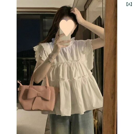 ティアード チュニック ブラウス ぽわん袖 レディース 夏用 小柄な 人向け 刺繍入り 半袖 フレンチスタイル トップス ゆったり の 女性用 シャツ ティアード チュニック ブラウス ぽわん袖 レディース 夏用 小柄な 人向け 刺繍入り 半袖 フレンチスタイル トップス ゆったり の 女性用 シャツ
