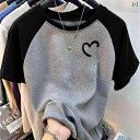 ティアード チュニック ブラウス ぽわん袖 レディース 2025 夏の新 スタイル スレッド ステッチ プリント 半袖 Tシャツ レディース Tシャツで な スリム トップ