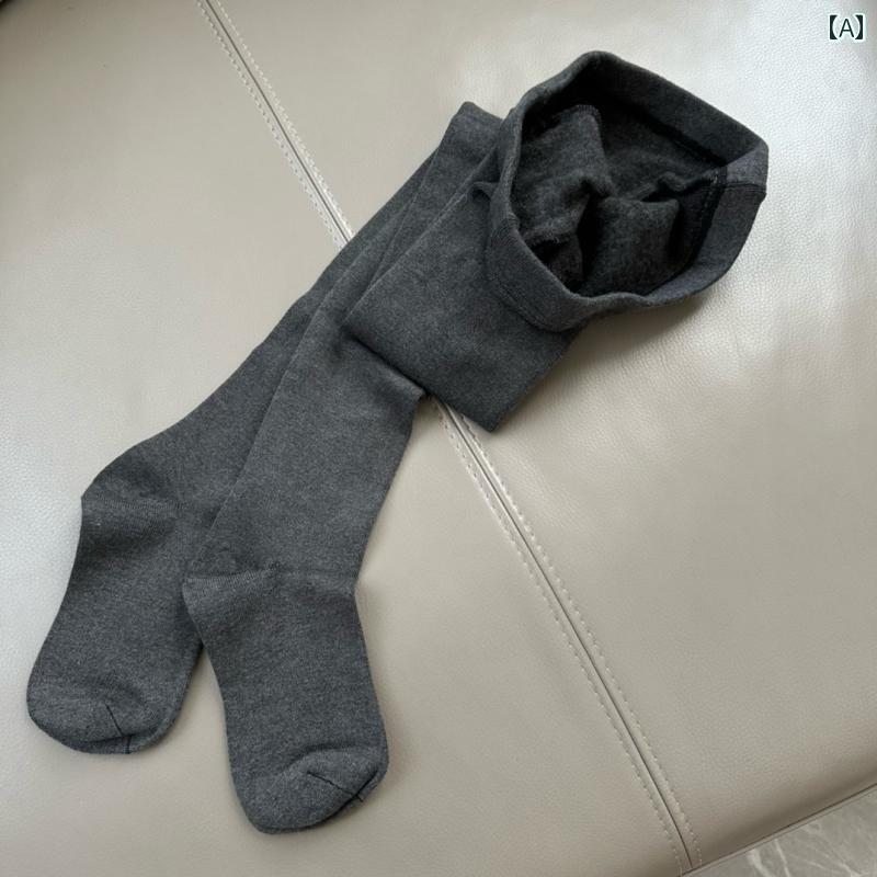 タイツ おしゃれ ファッション レギンス ロング ソックス 直角ヒール フラット 秋冬 暖かい 防寒 ベルベット ラムウール レッド カーキ グレー ブラック