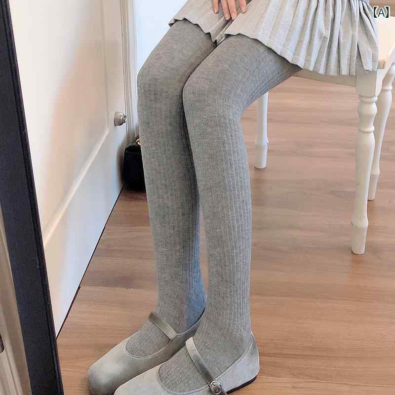 タイツ レディース おしゃれ ファッション レギンス ストッキング ソックス 直角ヒール 秋冬 スリム 厚手 暖かい 防寒 ラムウール 縦縞模様 グレー ブラック