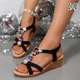 レディース ストラップサンダル あなたの 足元を 軽く 楽しくし 自信と 美しさを 着用 します。