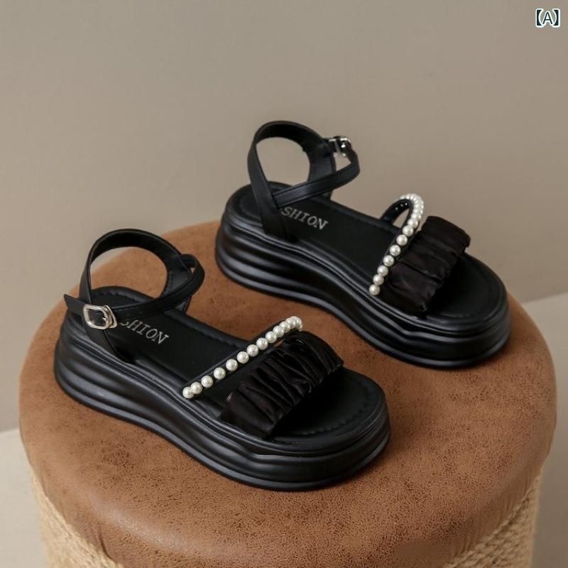 レディース スポーツサンダル 厚底 レディース スポーツサンダル 厚底 女性用 ワン ライン バックル サ..