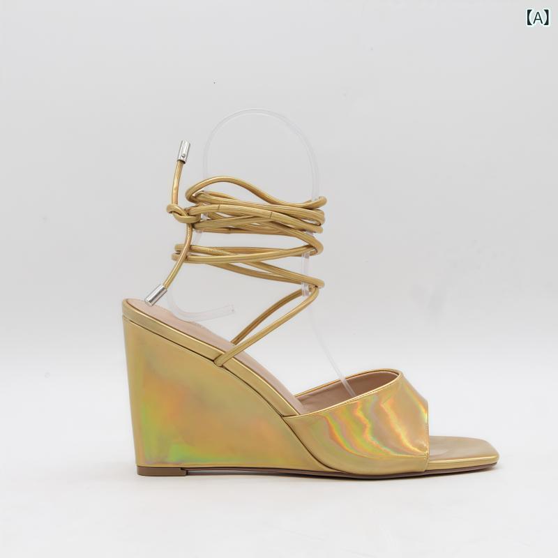 レディース ストラップサンダル 2025 クロスボーダーと アメリカ クリスタル ハイヒール サンダル レディース 夏の スクエアトゥ 透明 バック ストラップ...