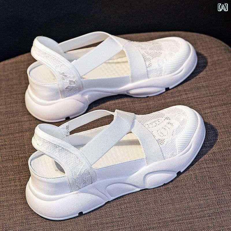 レディース スポーツサンダル 厚底 レディース スポーツサンダル 厚底 レディース 白い 靴 2025 夏の ..