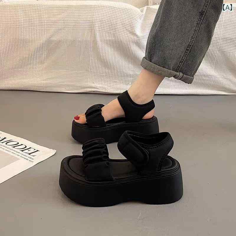 レディース スポーツサンダル 厚底 レディース スポーツサンダル 厚底 2025年な スポーツ サンダル 見栄えの 良い の シューズ 女性用 プラットフォーム サンダル 春夏の シンプルさ