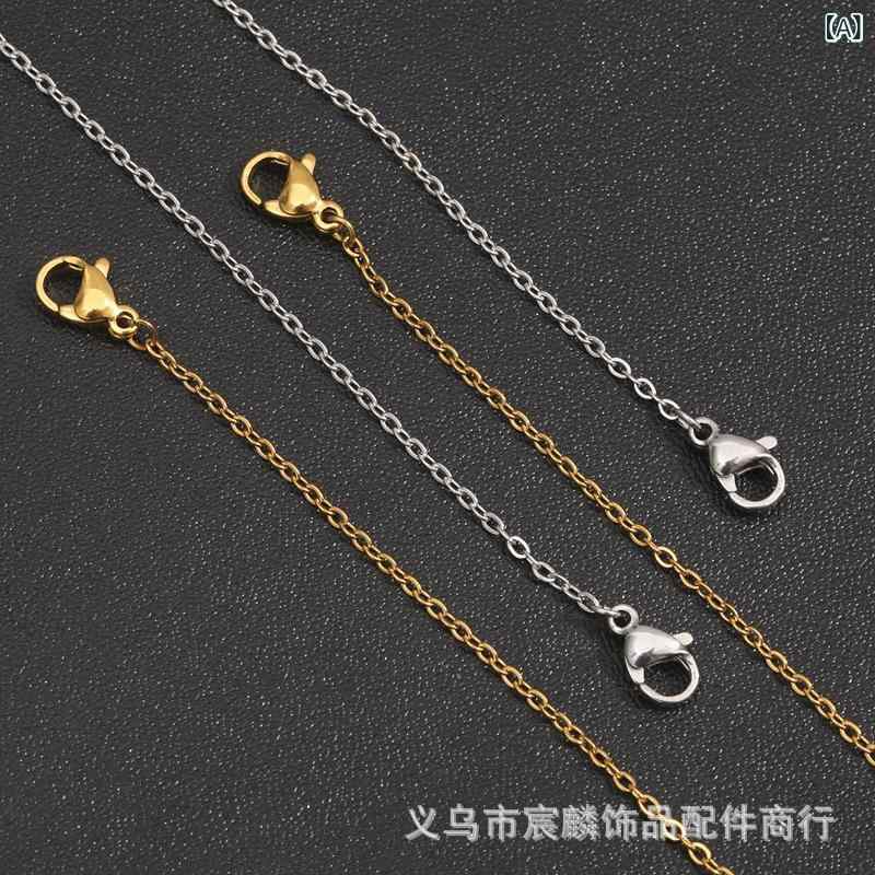 レイヤード ネックレス 重ね付け おしゃれ レイヤード ネックレス 重ね付け おしゃれ ステンレス ネックレス O 字 押し 平 クロス チェーン チタン 鋼 ...