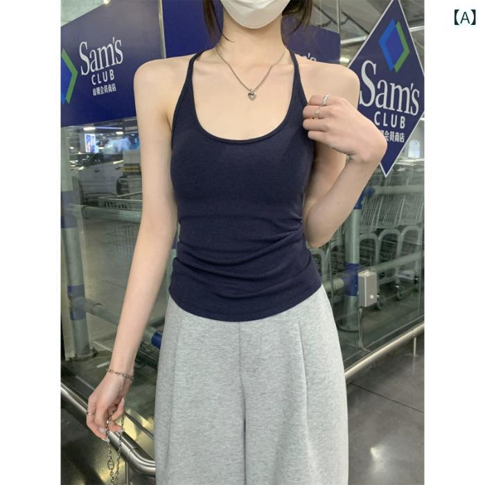 ベスト ジレ レディース シンプル 上品 夏のを 代行 して 身を 修めて 首の ガーターの ベストを 掛け..