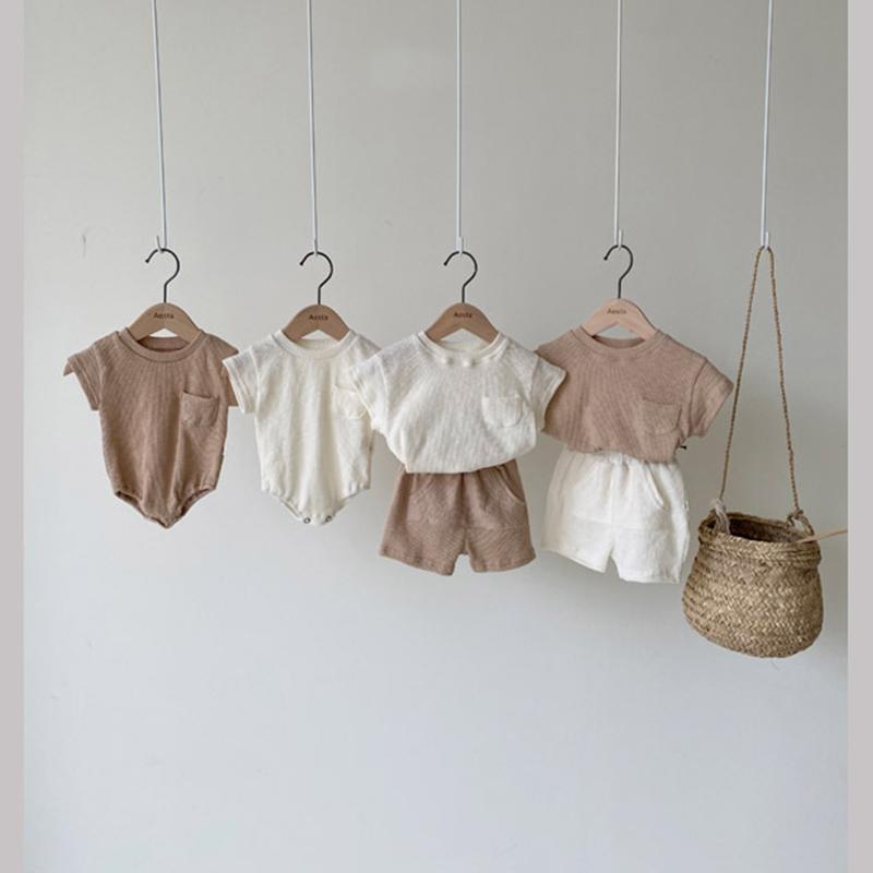 女の子 男の子 赤ちゃん 新生児 子供服 おしゃれ 着回し かわいい ベビー服　夏用 新生児用 夏服 薄手 ..