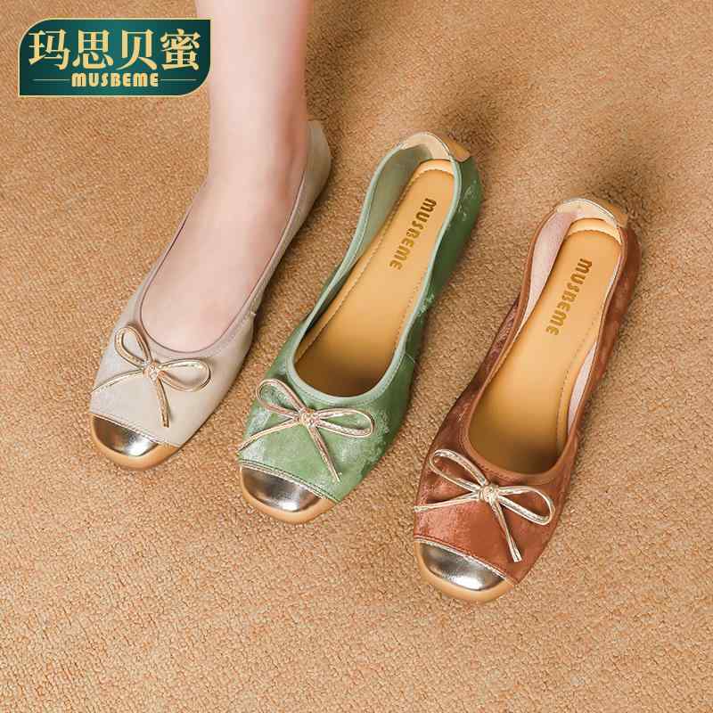 歩きやすい 柔らかい 軽量 きれいめ ローヒール パンプス シューズ レディース 革 マザー シューズ シ..