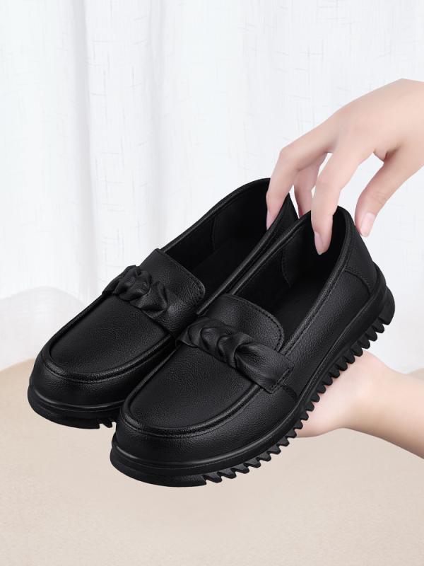 痛くない 歩きやすい 履き易い おしゃれ 大人 ローヒール パンプス シューズ レディース KFC 滑り止め ..