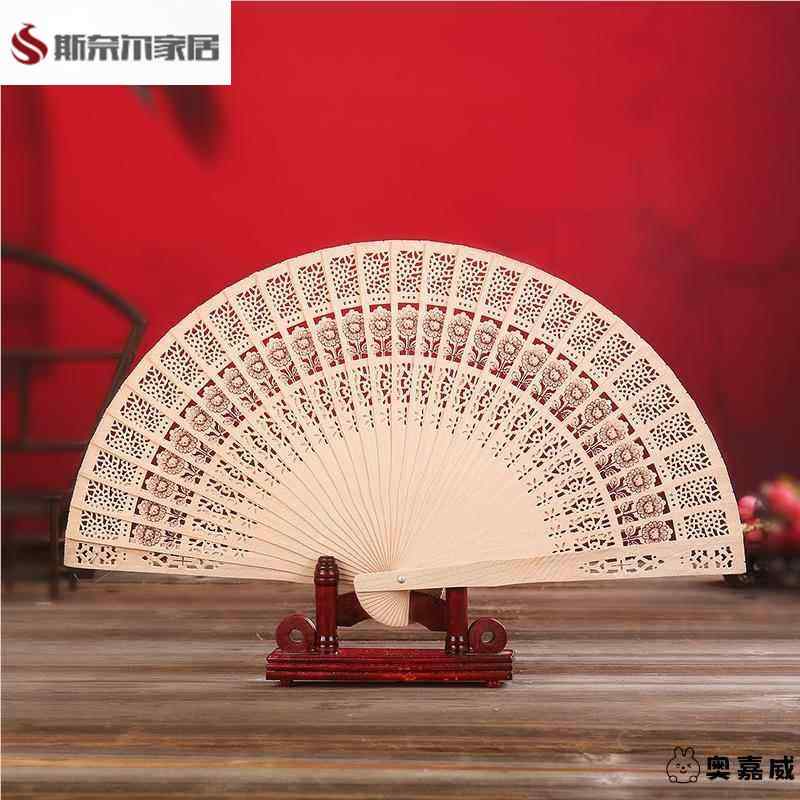 日本扇子 折りたたみ おしゃれ シンプル 扇子　和風 6インチ 7インチ 香 木 扇子 チャイナ風 ギフト 白..