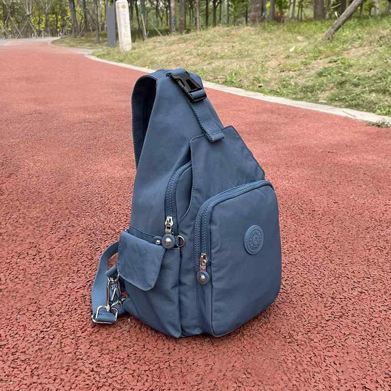 おしゃれ 小さめ シンプル メッセンジャー バッグ　ショルダー 2025年 チェスト＆ ショルダー 兼用 バッグ 軽量 小型 バック パック レディース マルチ コンパートメント 大型 チェスト メンズ 防水 キャンバス(4)