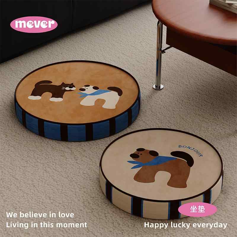 柔らかい おしゃれ さらさら 快適 カバー　クッション　マット マイ ラード ビスケット 犬 リビング ル..