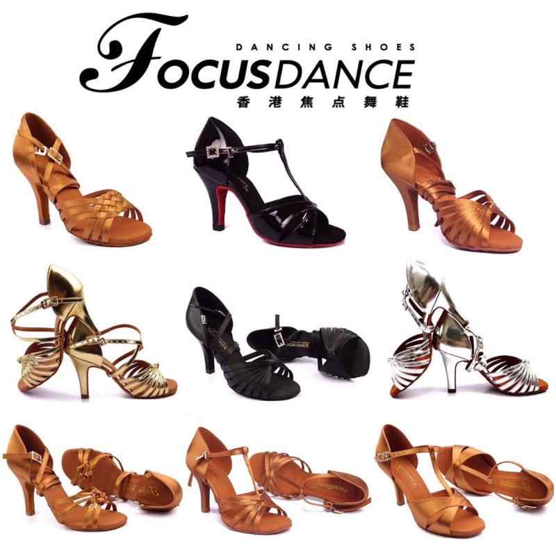 レディース 美脚 きれいめ 大人 おしゃれ レディース ダンスシューズ FocusDance Hong Kong フォーカス ダンス シューズ レディース ラテン 競技 トレーニング スクエアダンス チャイナ 風 標準