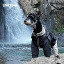 犬服 防水 防風 撥水 軽量 通気 ペット服 犬用 レインコート グレーの 野生の 犬の レインコート 四 足 フル カバー 小型 犬 フード付き 取り外し ...
