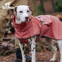 犬服 防水 防風 撥水 軽量 通気 ペット服 犬用 レインコート BlackDoggy 犬用 レインコート パファー PU 防水 中型 大型 アウトドア ペッ...