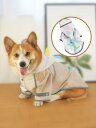 雨具フード付き 着せやすい 濡れにくい 梅雨対策 おしゃれ 犬用 レインコート ペット用 レインコート 犬用 防水 服 レインポンチョ 中型 犬 小型 コーギ...