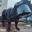 雨具フード付き 着せやすい 濡れにくい 梅雨対策 おしゃれ 犬用 レインコート フレンチブルドッグ パグ ブルドッグ レインコート 雨の 日 服 四 足 防水...