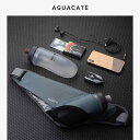 揺れにくい 軽量 撥水 軽快ランポーチ ランニングポーチ カジュアル AGUACATE ランニング スマートフォン ウエスト バッグ アウトドア マラソン 用品...