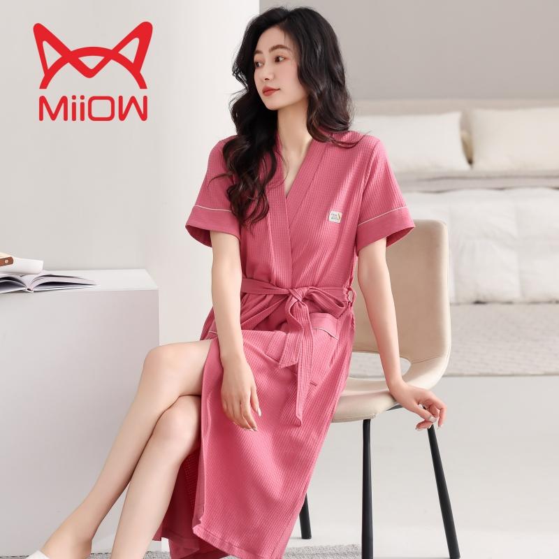 着るバスタオル 涼しい カワイイ バスドレス バスローブ　レディース キャットマン レディース ナイト..