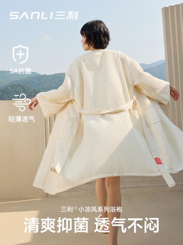 着るバスタオル 涼しい カワイイ バスドレス ガウン　パジャマ　バスローブ Sanli バスローブ レディー..