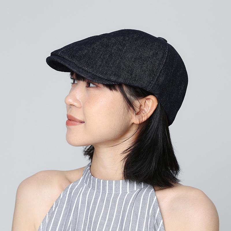 無地 シンプル 紫外線対策 小顔効果 かわいい ベレー帽　レディース　かわいい カウボーイ ベレー 帽 ..