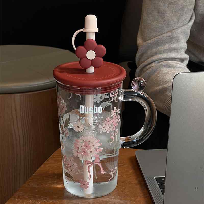 容量 おしゃれ タンブラー こぼれにくい コップ　ウォーターカップ ミス オクトパスの カップ 二 重層 ..