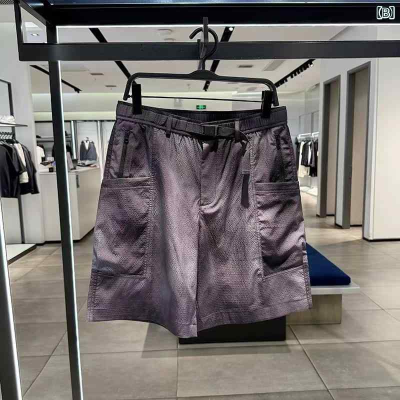 冷感 防シワ クール ひんやり 涼しい Tシャツ　メンズ　セットアップ バード ピンクの 夏 半袖 シャツ メンズ ファッション アメリカン グラデーション ストレート ワークウェア カジュアル ショート パンツ スーツ メンズ