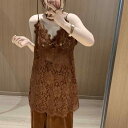 カップ付きインナー キャミソール タンクトップ 盛れる 涼しい Vネック レース レディース 大きいサイズ 韓国 婦人服 秋 太め mm レトロ セクシー 情 願望 海外 風 重ね 着 インナー Vネック レース サスペンダー