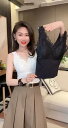 キャミソール タンクトップ 盛れる 涼しい 夏 Vネック レース レディース 2024 春夏 セクシー Vネック バックレス フレンチレース ワンピース スリング スリミング 万能 シームレス バック ベスト