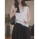 キャミソール タンクトップ 盛れる 涼しい 夏 Vネック レース レディース 女性用 Vネック レース ボトム ベスト 大きいサイズ 春の 白い レイヤリング シャツ スタイル ゆったり スリム インナートップ