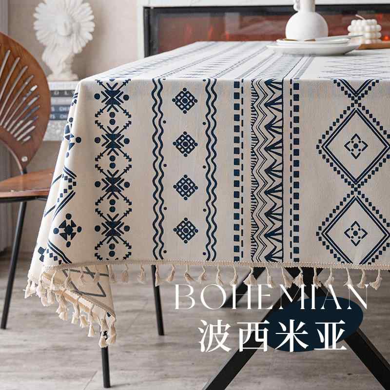 卓上カバー正方形 長方形 無地 汚れ防止 カバー テーブルクロス　おしゃれ テーブル クロス 無 洗 油 防水 ライト 高級 ハイエンド 長方形 2024 コーヒー ダイニング マット コットンと リネン 生地