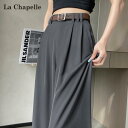かっこいい スタイリッシュ快適 動きやすい スーツ セットアップ ブルー ラシャペル グレーの 高級 スーツ パンツ レディース 夏用 薄手 ハイウエスト ドレ...